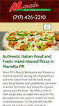 Mobile Screenshot of marcos-pizza.net